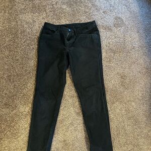 lululemon athletica Black Men's ABC Pants Warpstreme Slim Fit